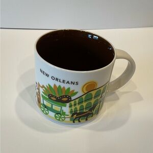 NEVER USED- STARBUCKS NEW ORLEANS YOU ARE HERE COLLECTION COFFEE MUG